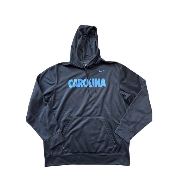 UNC/CAROLINA NIKE Dri-fit pullover sweatshirt/hoodie/Fleece, XL, Therma Fit - Picture 1 of 11